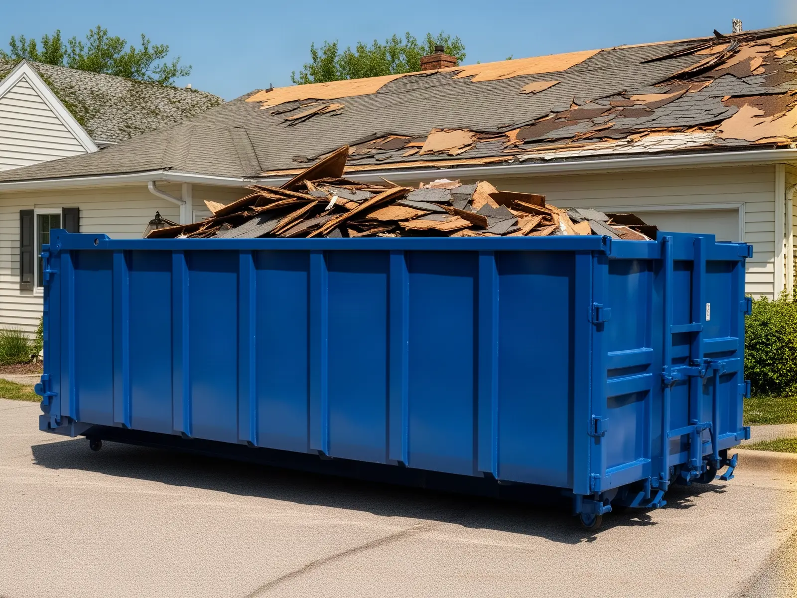 Roll-off dumpster from Gray Meadows Dumpster Rental & Hauling in Medford, OR
